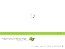 Tablet Screenshot of keswickclimbingwall.co.uk